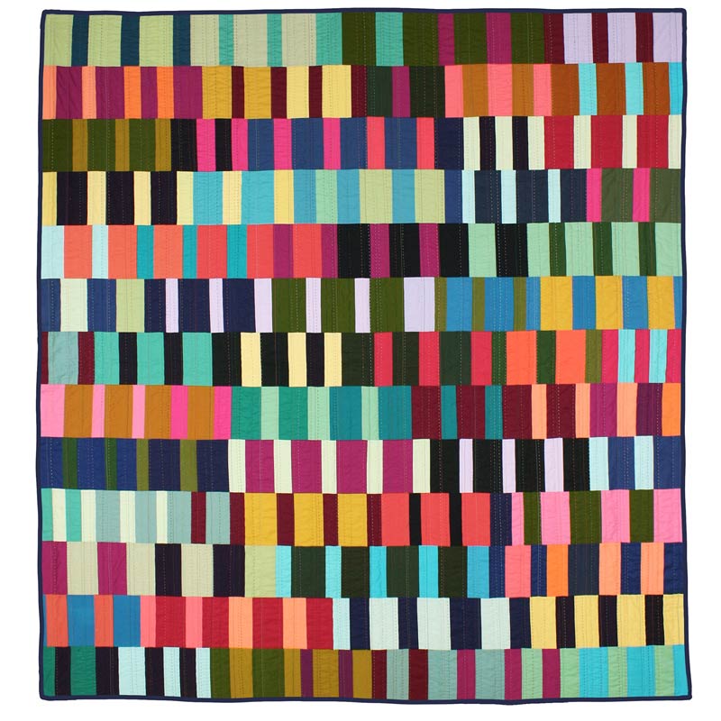 colorful quilt made of rectangles