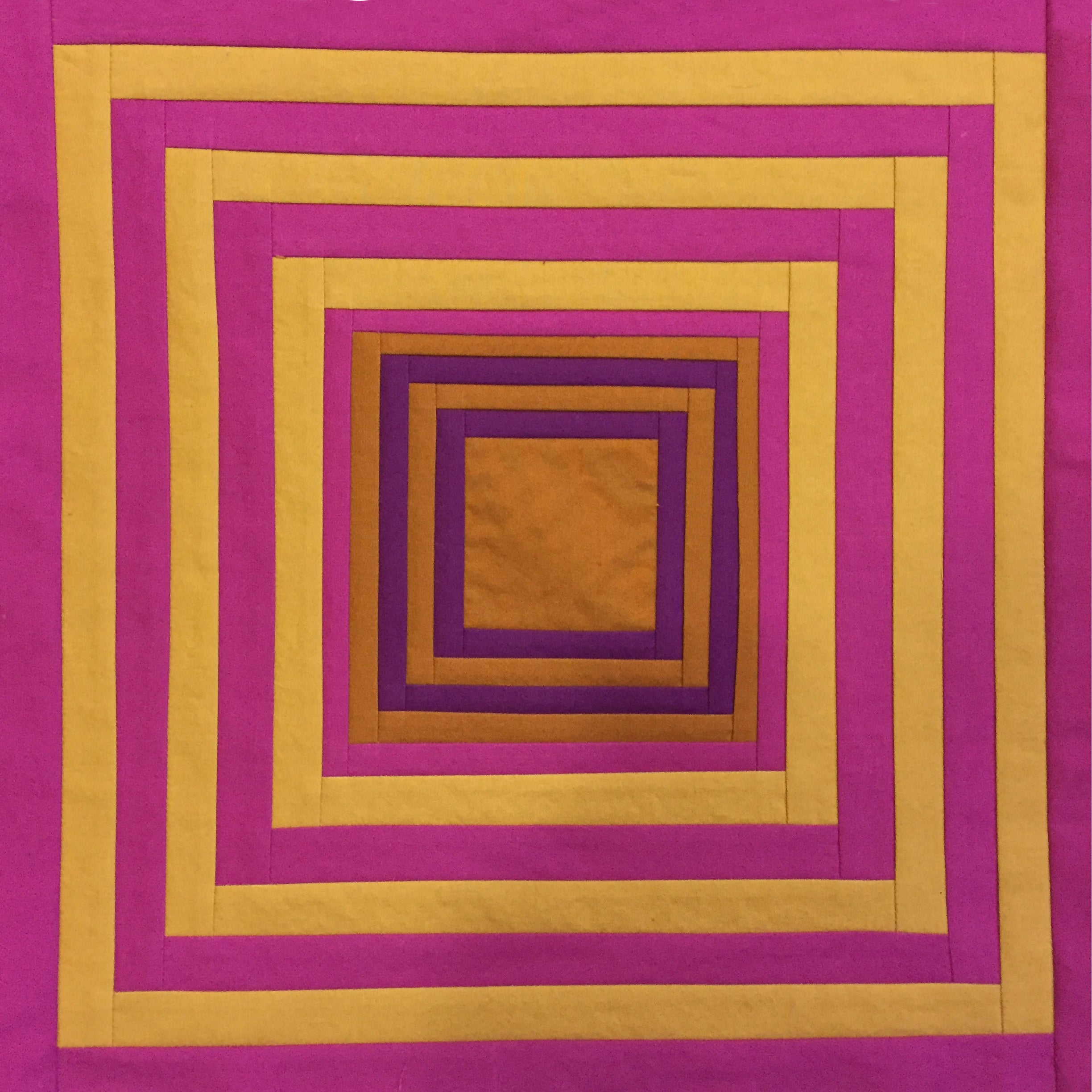 Mod Log Cabin Quilt