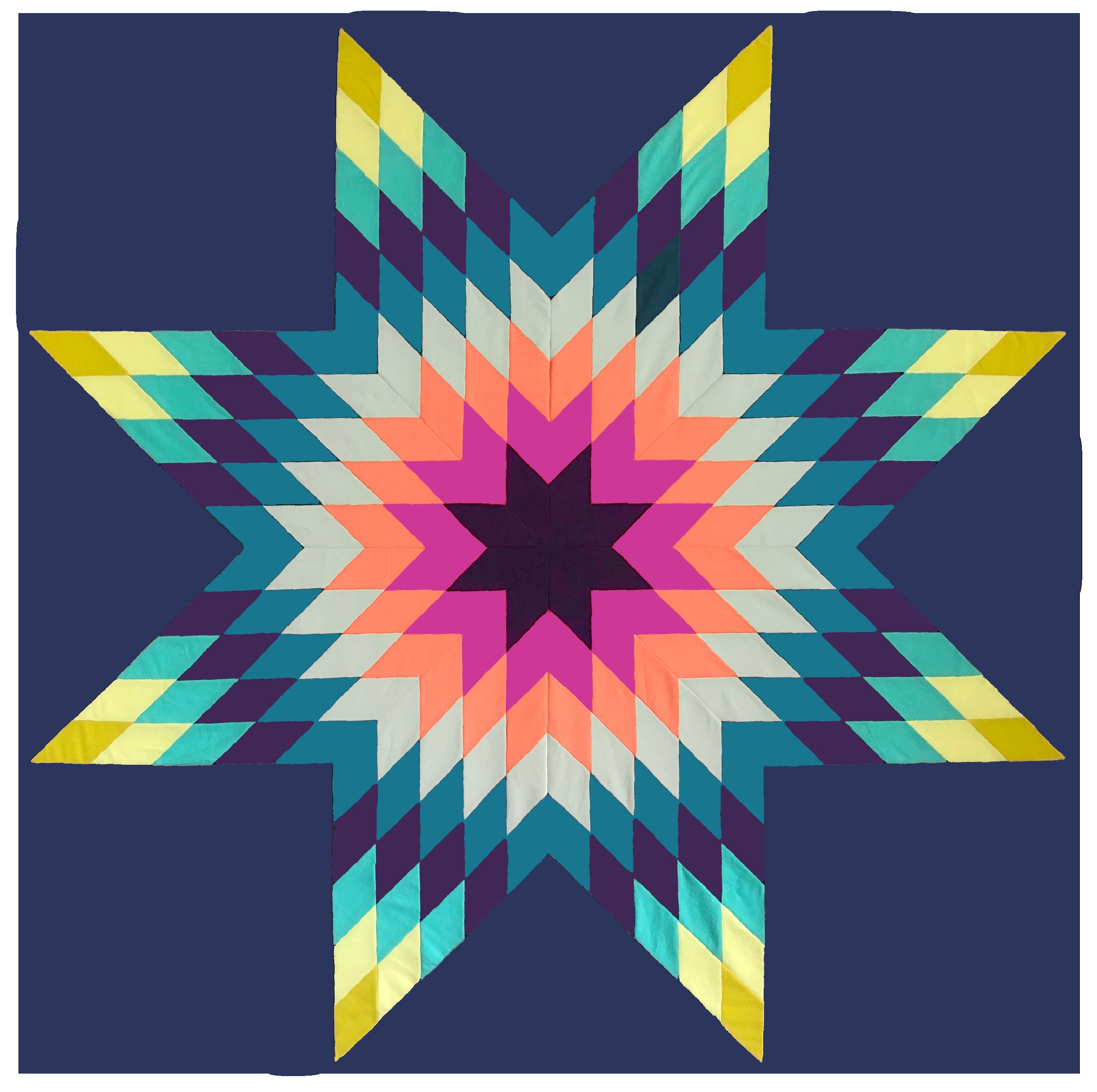 Radiant Lone Star Quilt