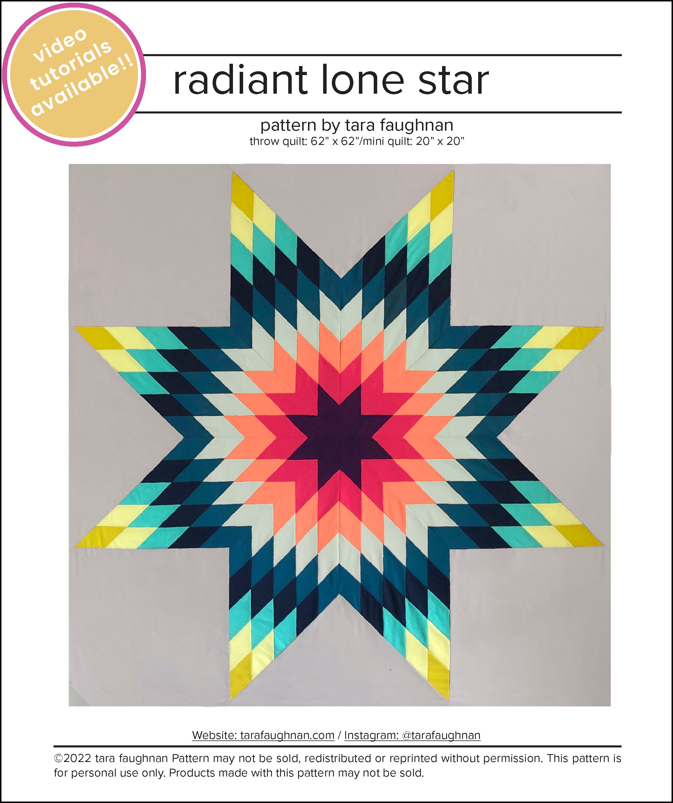 Radiant Lone Star Quilt