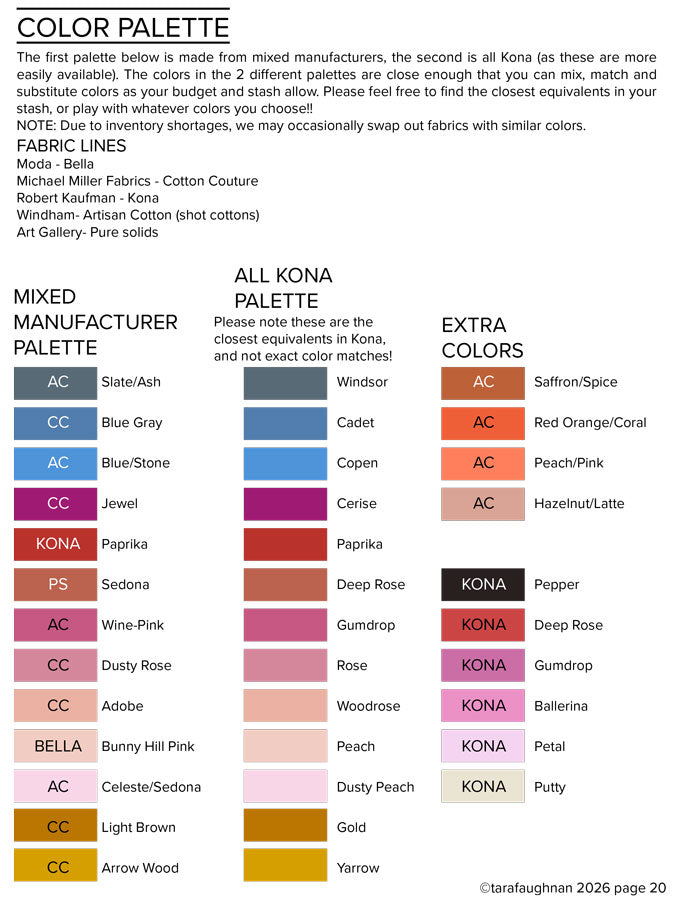 BSC3 Fabric Bundle: Month 6