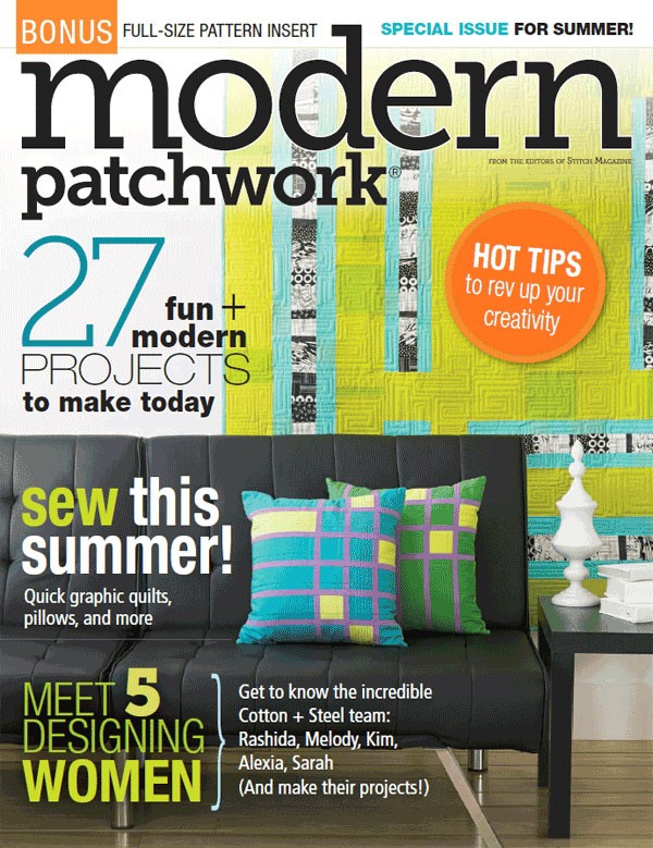Cover of Modern Patchwork magazine