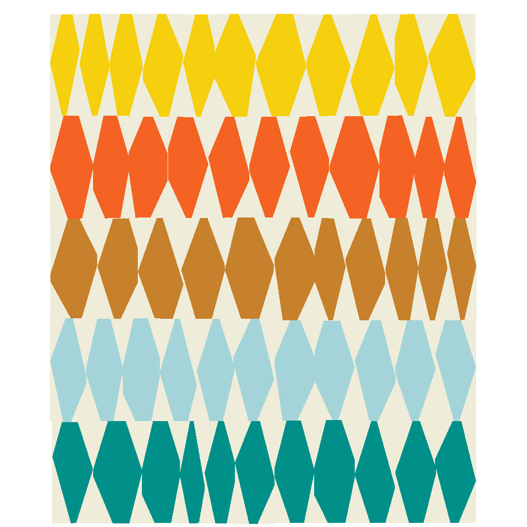 geometric shapes quilt